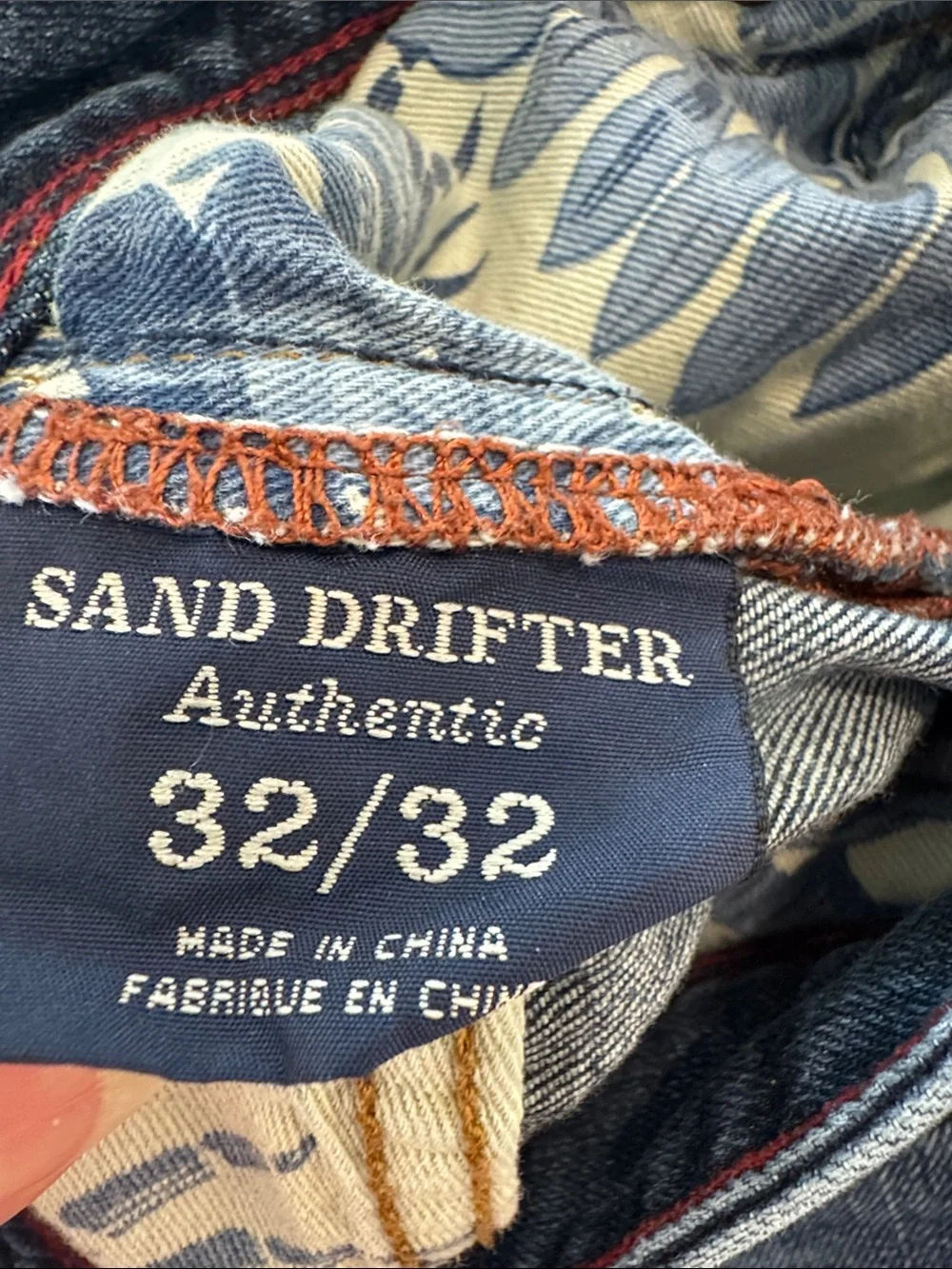 Tommy Bahama Sand Drifter Authentic Blue Denim Jeans Mens 32/32 Straight Leg - Picture 10 of 16